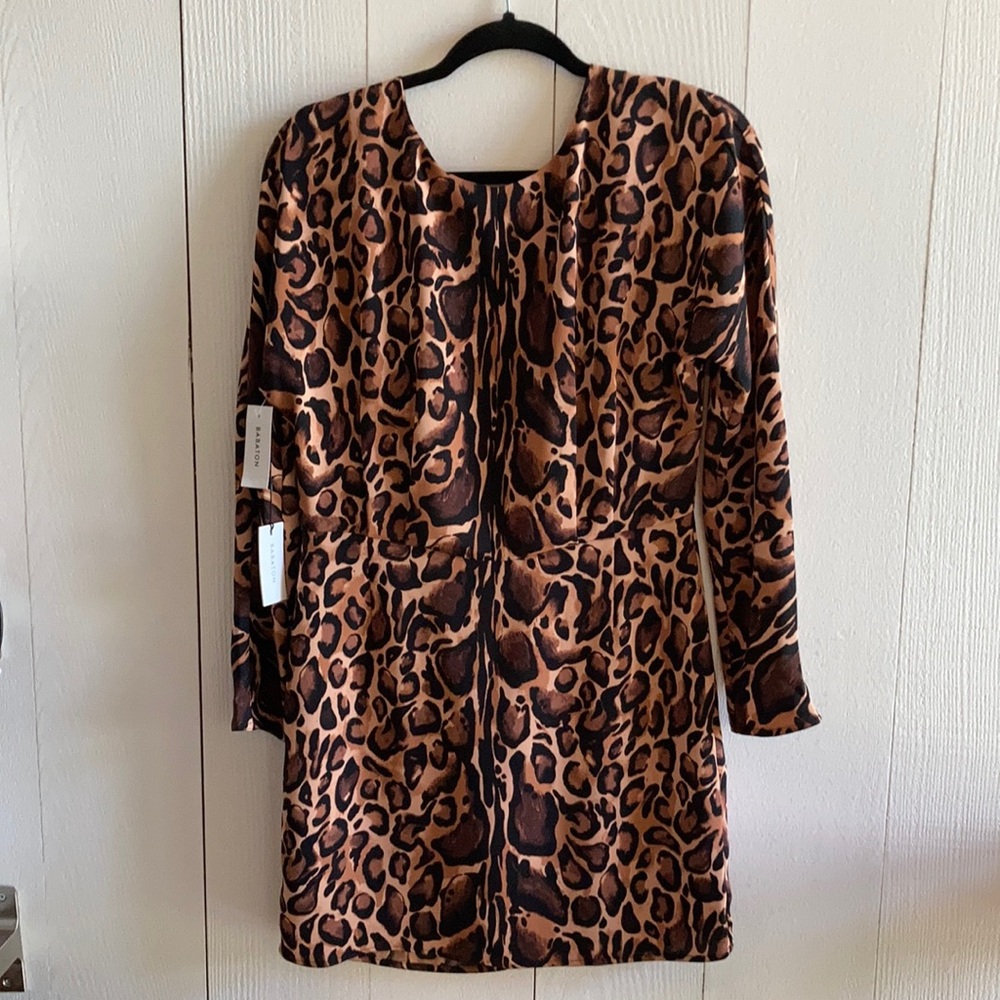 NWT Aritzia Babaton Leopard Dress Sz 6